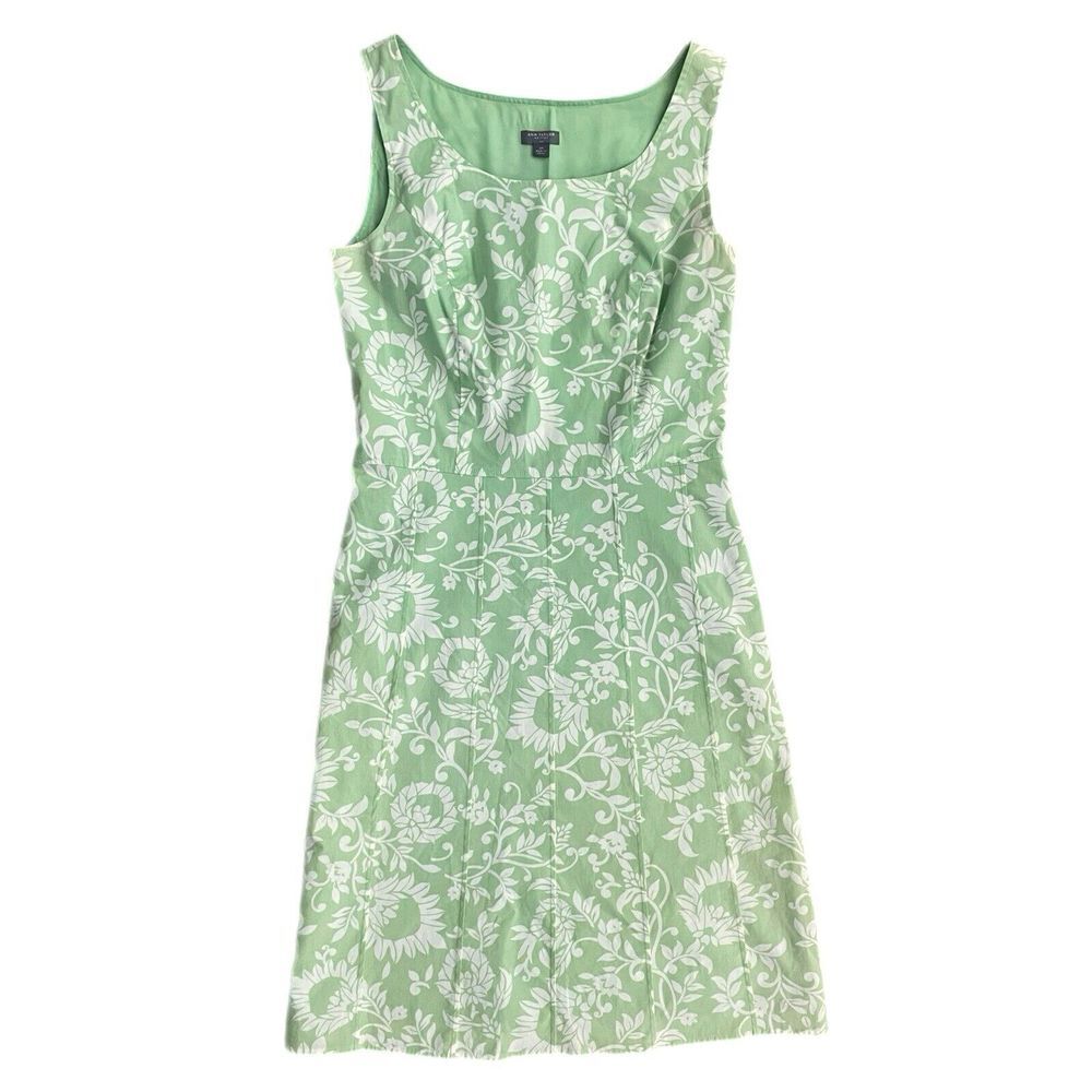Ann Taylor Petites Printed Sleeveless Dress Women's Size 2P